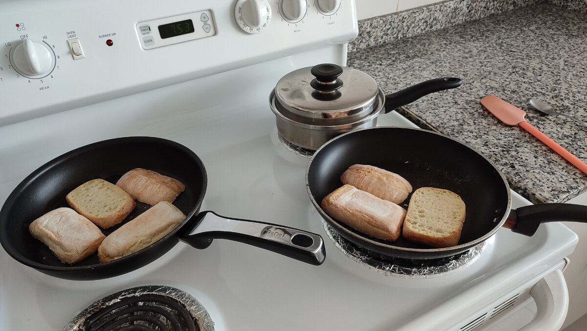 Поджарили чабату