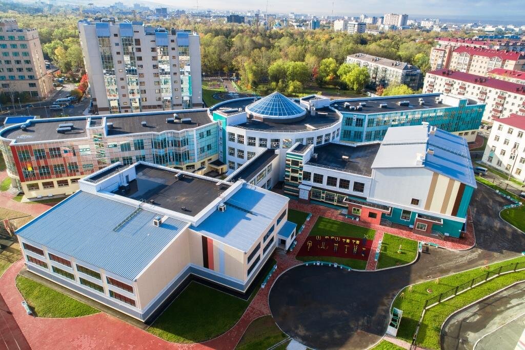 Гимназия №3, первая очередь, г. Южно-Сахалинск. © АО "Сахалин - инжиниринг"