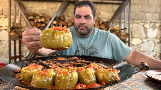 Долма из Баклажана и Перца. Любимый рецепт!!!!