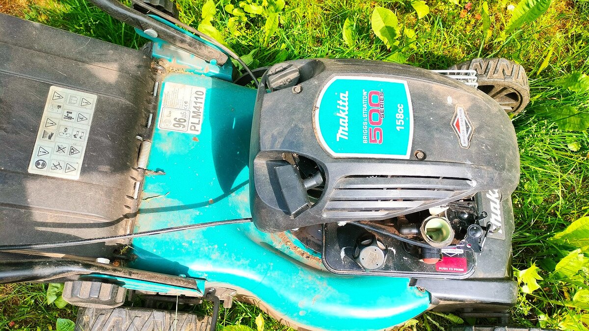 фото автора Моя бедная пыльная газонокосилка...