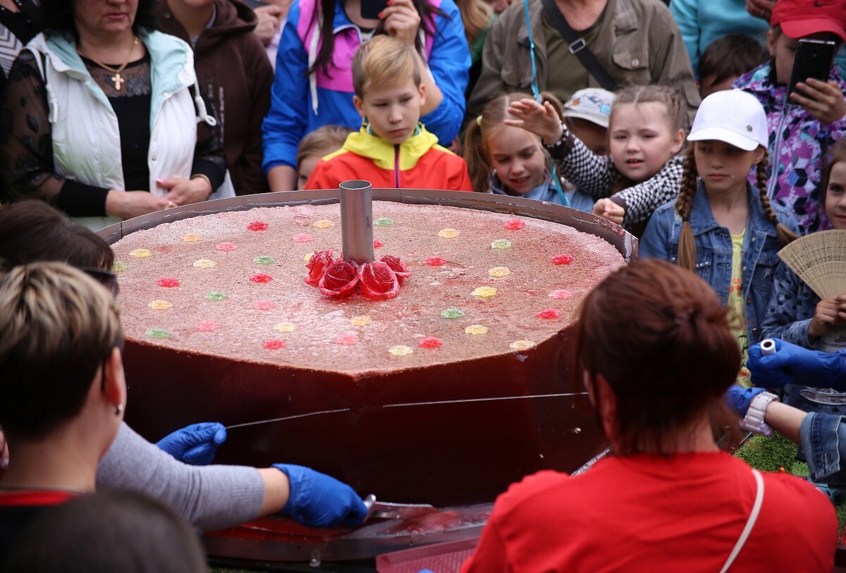 Так выглядела наша рекордная мармеладка