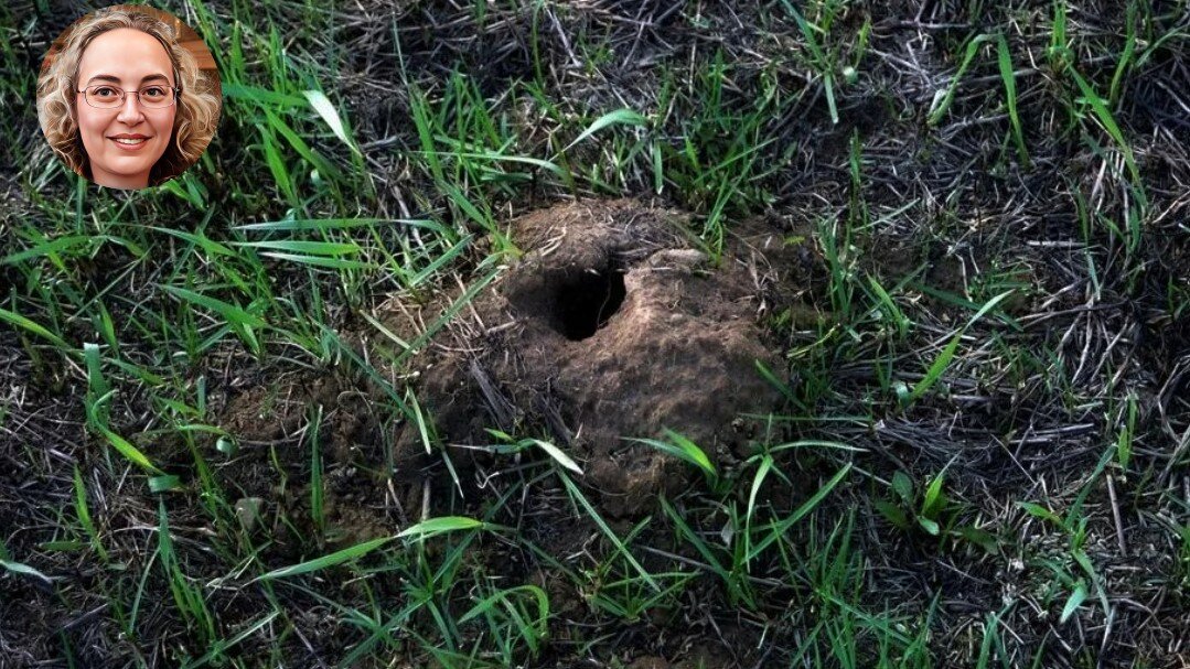 И вот так было по всему участку.