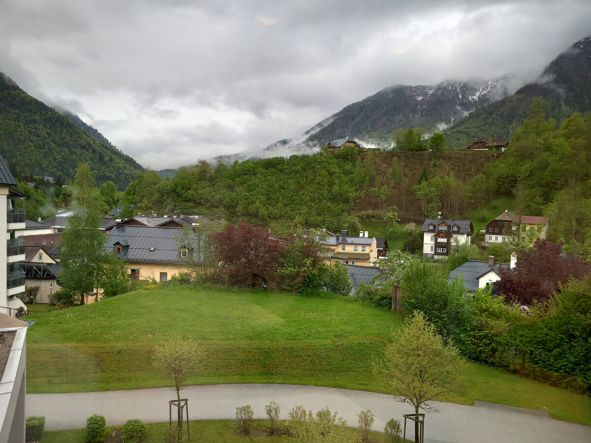 вид из окна санатория