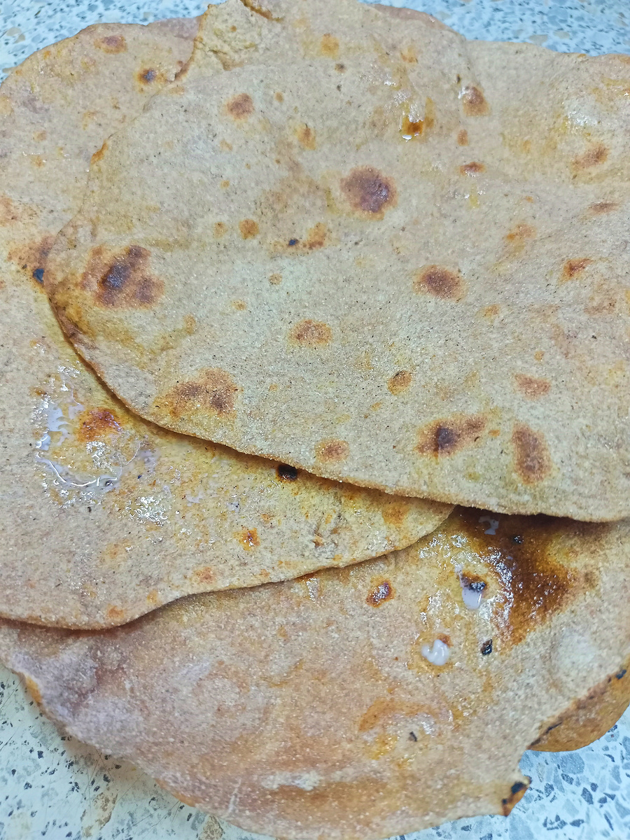 Чапати из цельнозерновой муки