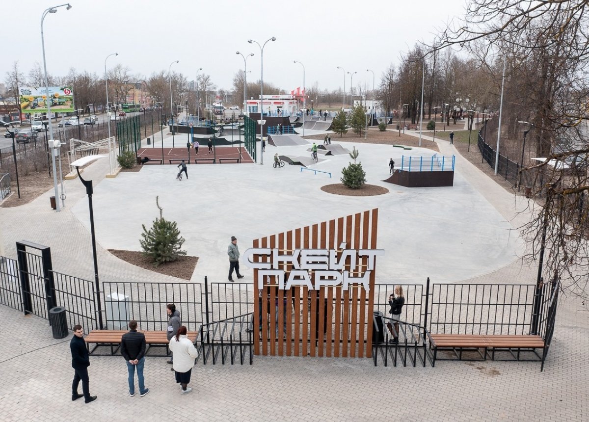    Самый большой в Псковской области скейт-парк открыли в областном центре