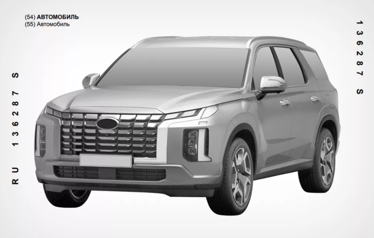 В нашей стране запатентован обновлённый кроссовер Hyundai Palisade |  UsedCars | Дзен