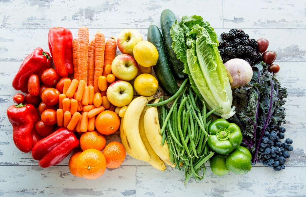 Овощи и фрукты должны составлять 40% вашей продуктовой корзины