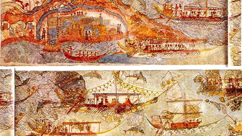    Минойские корабли © Wikipedia.org