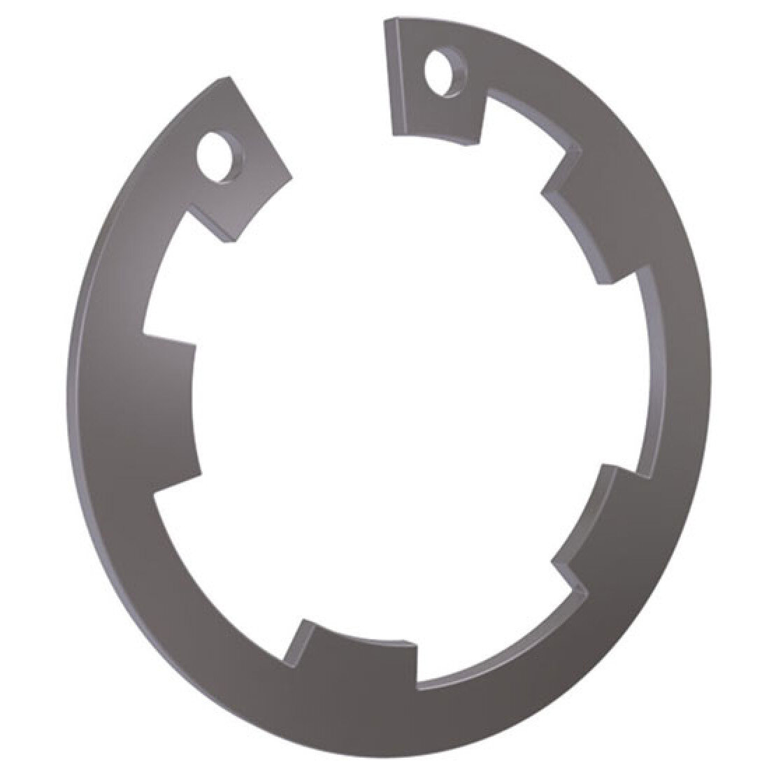 КОЛЬЦО СТОПОРНОЕ ПРУЖИННОЕ ВНУТРЕННЕЕ С ЛАПКАМИ ДЛЯ ОТВЕРСТИЯ 