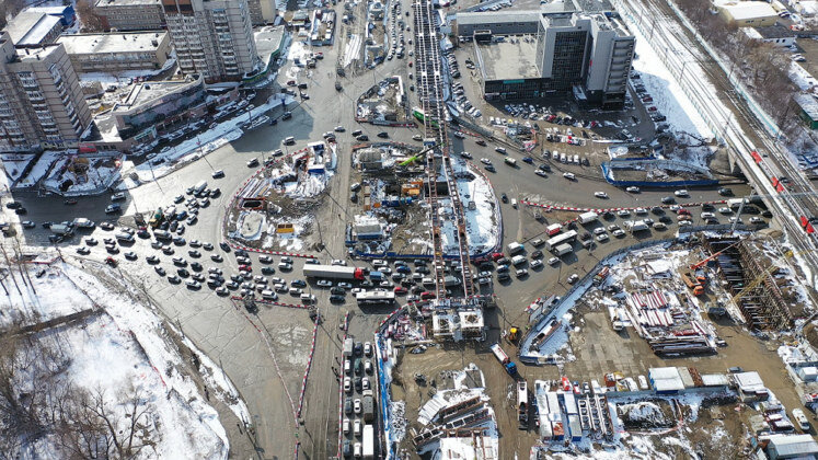 Площадь труда новосибирск фото Как выглядит сегодня левобережная транспортная развязка Новосибирска? Континент 