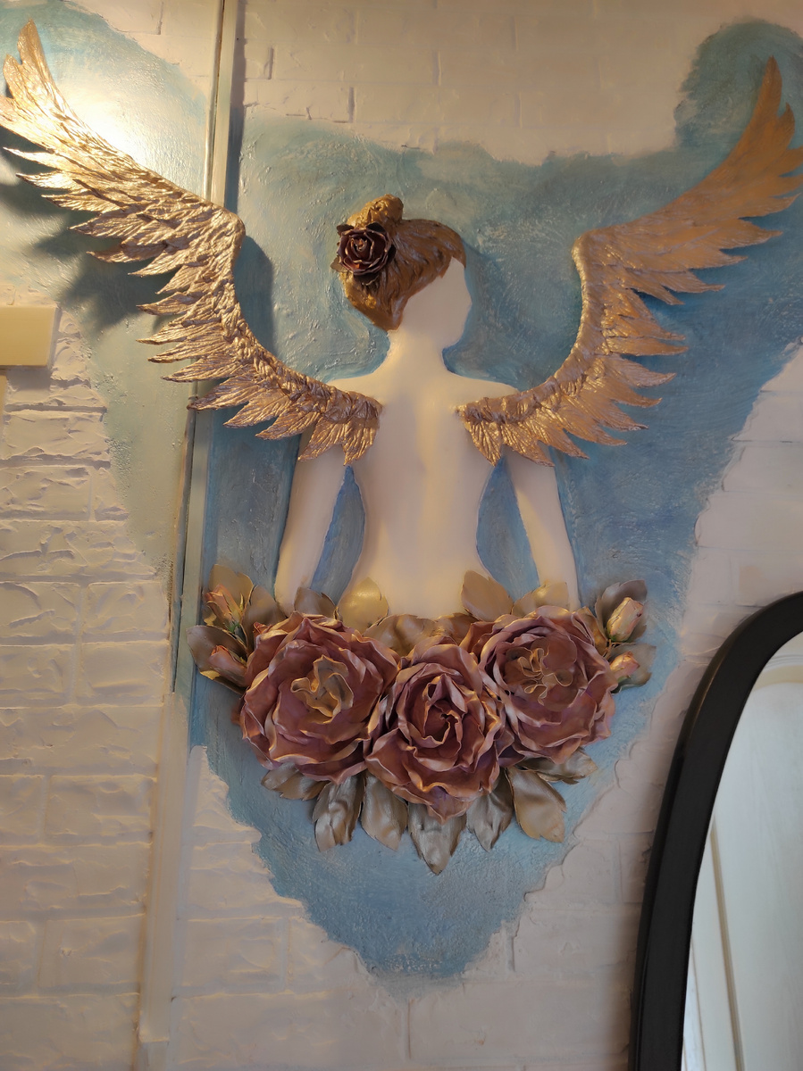 PS крылья ангела сделаны из папер клея, рецепт которого я напишу в следующей статье. 