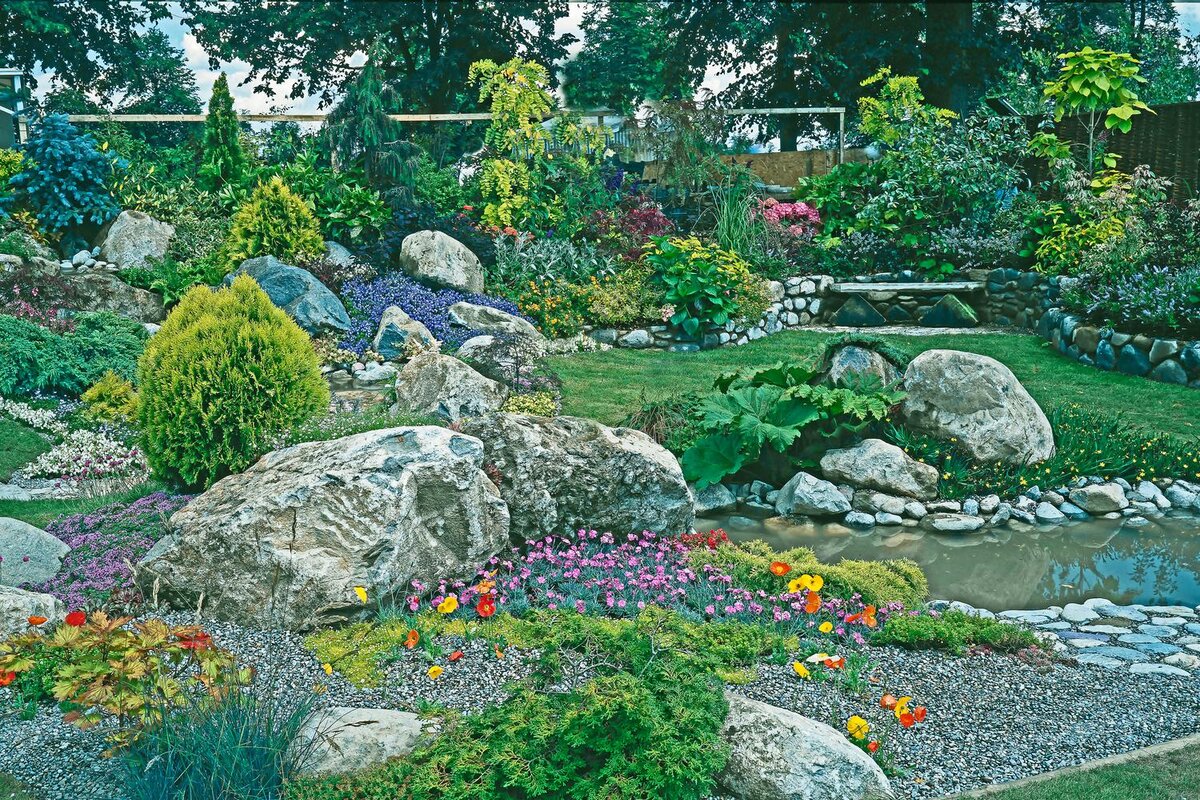 «Каменистый сад» или рокарий в ландшафтном дизайне