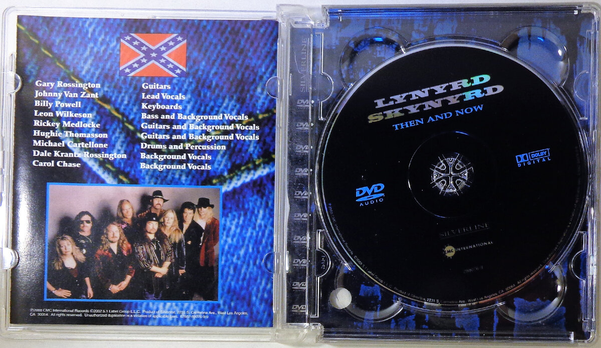 Lynyrd Skynyrd "Then And Now" DVD-Audio, DualDisc: CD + DVD-Audio - disc