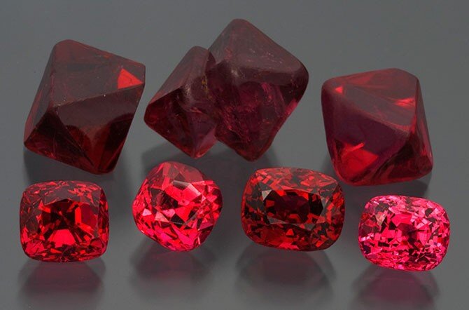 красная шпинель "лал"