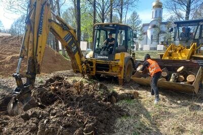    Благоустройство Парка Победы в Краснозаводске ©пресс-служба министерства благоустройства Московской области