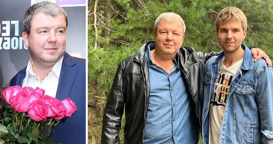Александр Робак с сыном Арсением