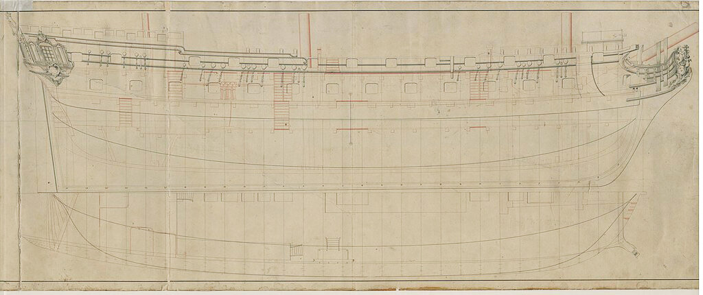 Чертеж линейного корабля «Wasa»
