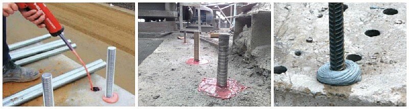 Крепёж для бетонных сантехкабин. Анкер регулируемый 100х20мм. Химический анкер soudafix ve400-sf. Крепление пластины к бетону анкерами. Крепление анкеров к полу.