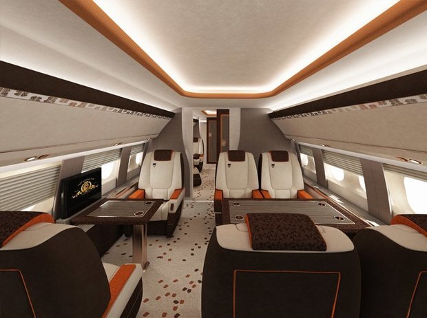 ПАО «Туполев» потребовал выплаты задолженности от ведущего российского дизайнера салонов VIP-самолетов. Фото: скрин проектов с сайта aviaprestige.ru 