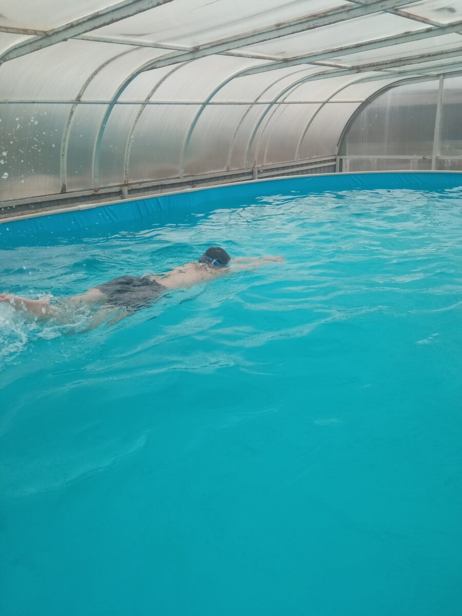 Первый заплыв.