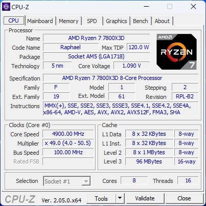 Ryzen 7 7800X3D в подробностях