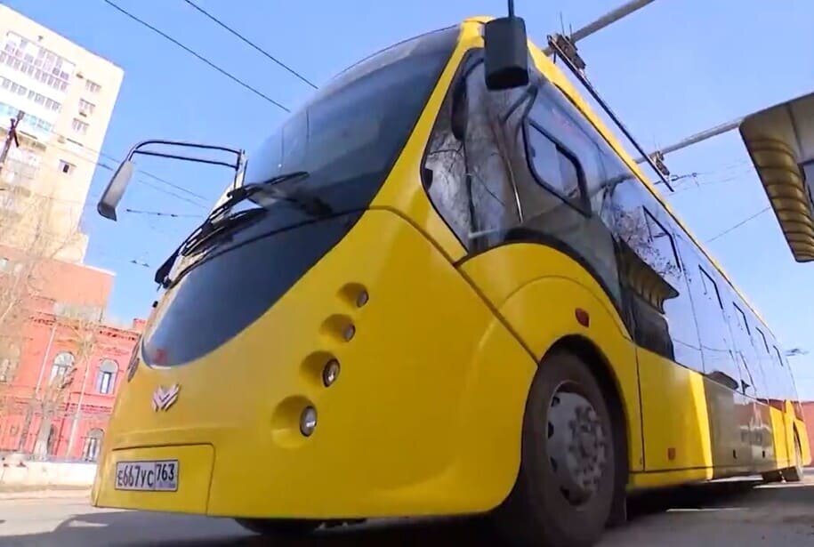 белорусский электробус Vitovt в Самаре