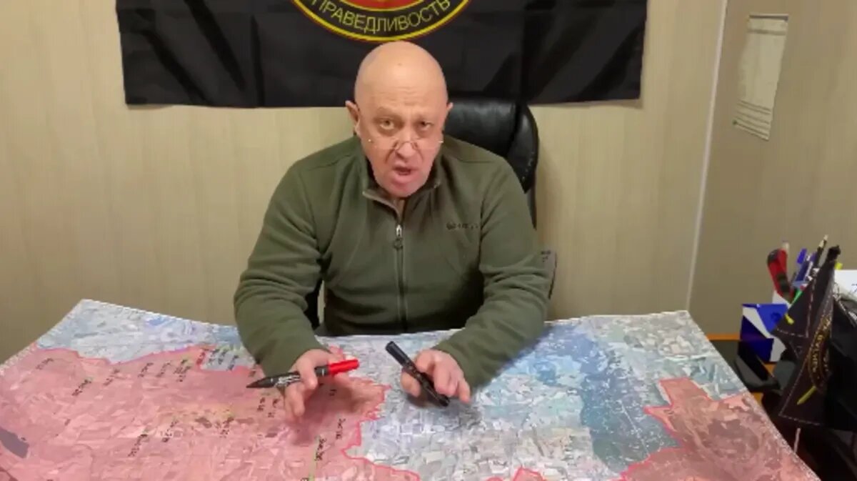 Евгений Пригожин об обстановке в ходе спецоперации. Фото: скрин из видео «Пресс-служба Пригожина»/telegram