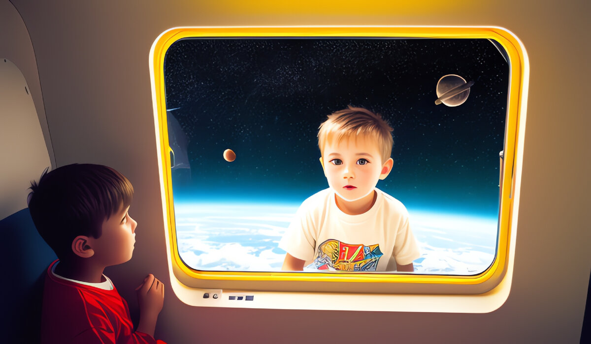 Мечты маленького мальчика о космосе