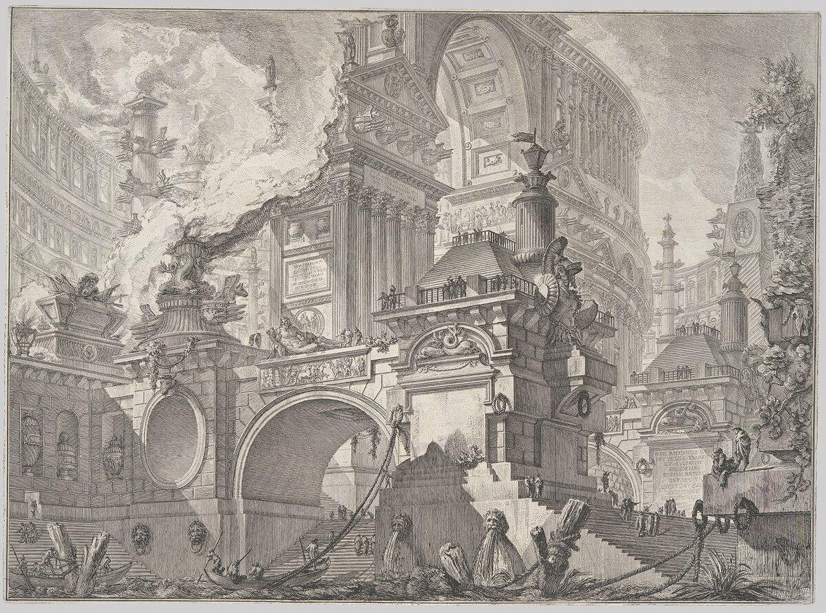 Воображаемая ведута Джованни Баттиста Пиранези