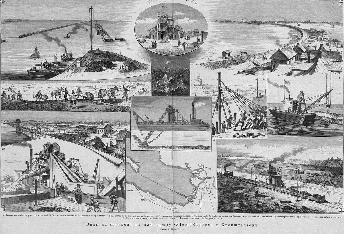 Строительство канала, 1881 год