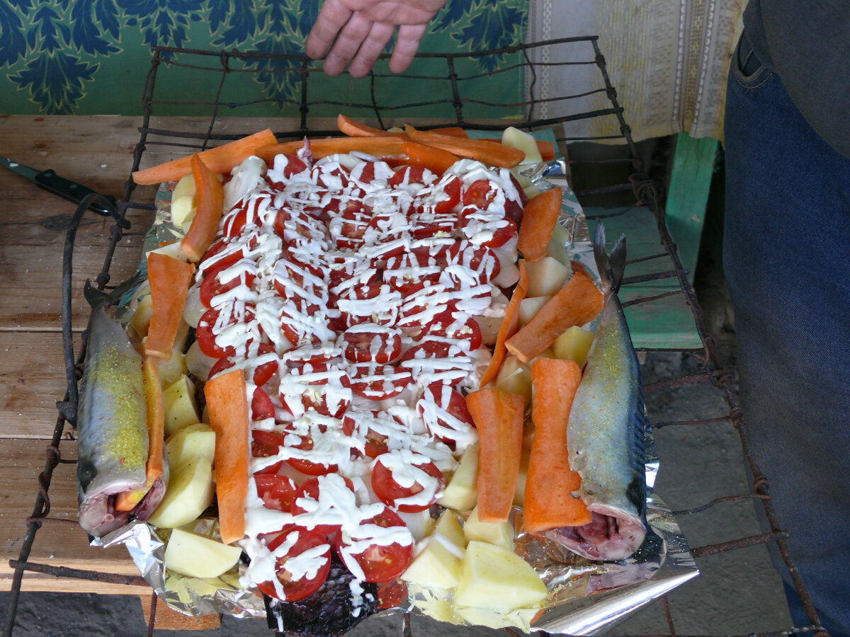 Так готовят коктал. Потрясающее рыбное блюдо. 