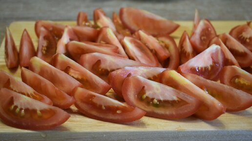 Боже, как вкусно! Я всегда буду так готовить! Просто нарежьте помидоры🍅! Вкусные Советы!