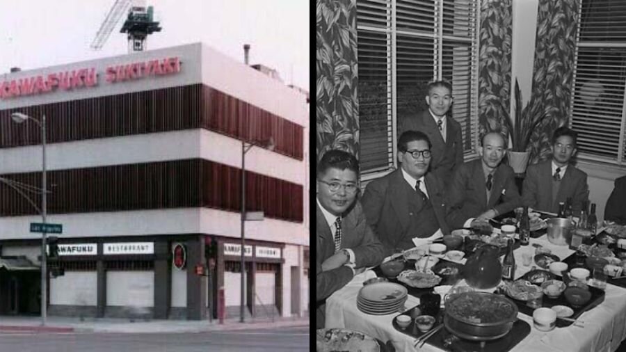 Роллы и суши в Америке. История возникновения. Пятьдесят лет назад немногие американцы обладали тем, что мы сейчас называем «изысканным» вкусом. Среднестатистическая американская семья 60-х годов употребляла на ужин большие куски мяса, намазанные вязким коричневым соусом, картофельным пюре и жареную запеканку из зеленой фасоли с луком.

Тяжелая французская еда во всей ее славе со сливками, по-прежнему оставалась модой среди элиты, а фондю стало популярным занятием на званых обедах (сочетающих в себе три бесспорно великие вещи: хлеб, плавленый сыр и возвращение утраченных сокровищ). Эксперименты с американизированной китайской едой, такой как «Ло Мейн» и «восточные креветки», росли, но концепция сырой рыбы по-прежнему вызывала крайнее недоумение.

Суши, что на самом деле относится к приправленному рису, на котором подают сырую рыбу, а не к самой рыбе, изначально продавались, как уличная еда в Японии, начиная примерно с 8 века. Они появился в США в конце 1960-х, когда открылся ресторан Kawafuku в Маленьком Токио в Лос-Анджелесе.