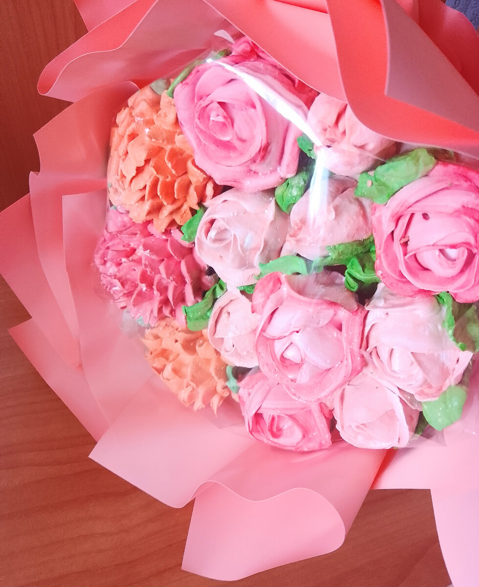 Нежный зефирный букет