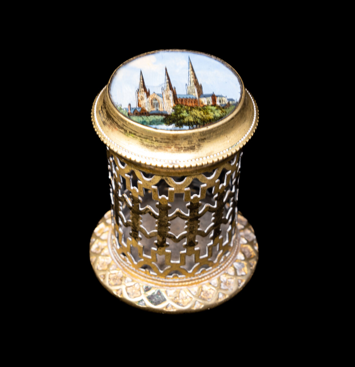 Металлический "коробок для спичек", середина XIX века, Англия.