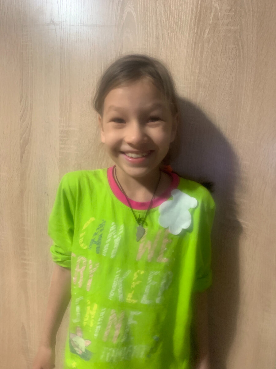 Катя и мишка