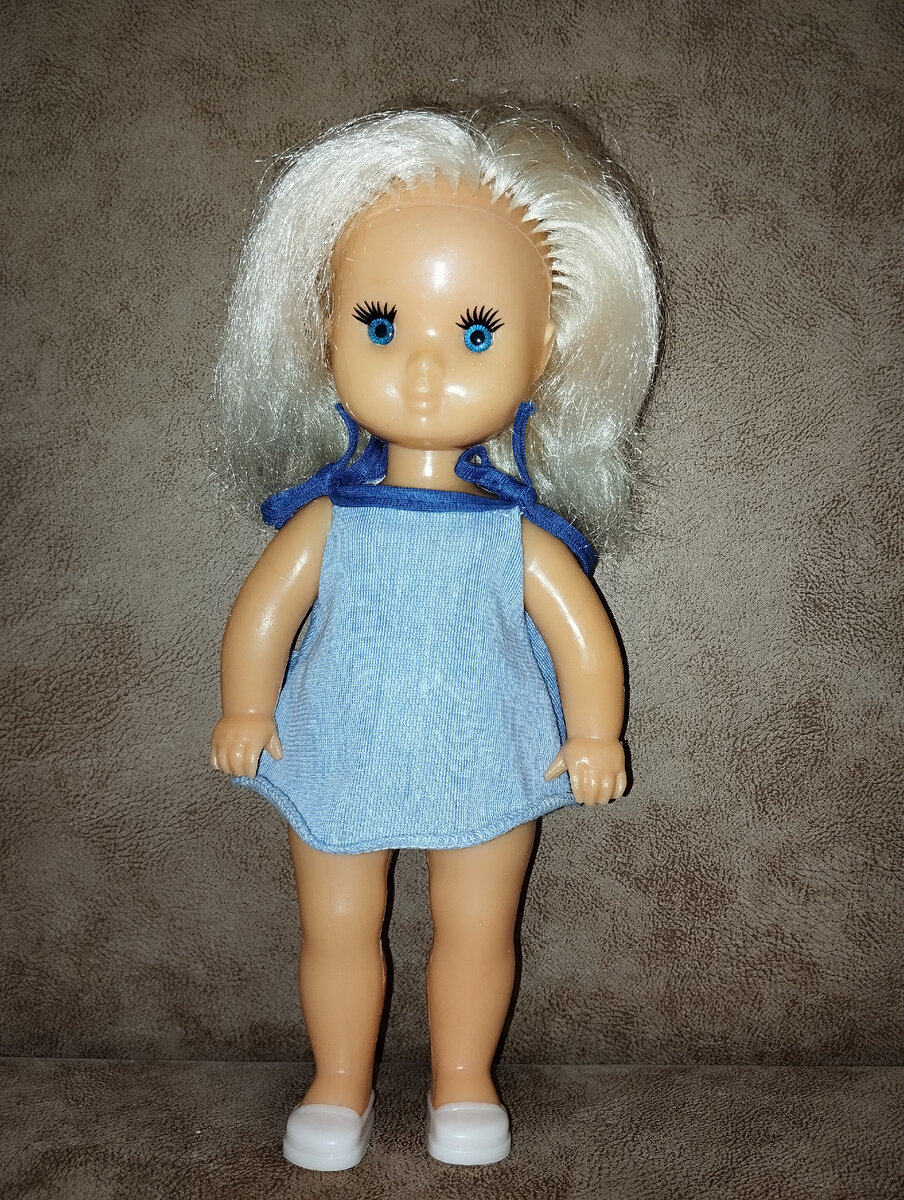 Кукла Сигуте, Литовской фабрики "Неринга". Город Вильнюс. 1970 годы выпуска. Одежда и обувь  - оригинал. Из личной коллекции автора.