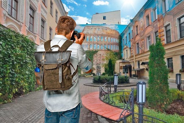 Необычные дворики в Санкт-Петербурге
