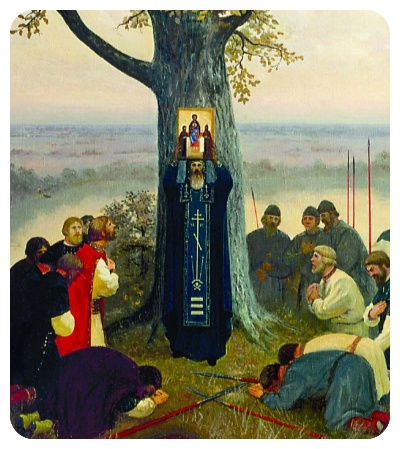 Обретение чудотворной иконы 