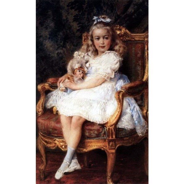 Константин Маковский. Портрет великой княжны Марии Николаевны. 1905. Государственный Эрмитаж