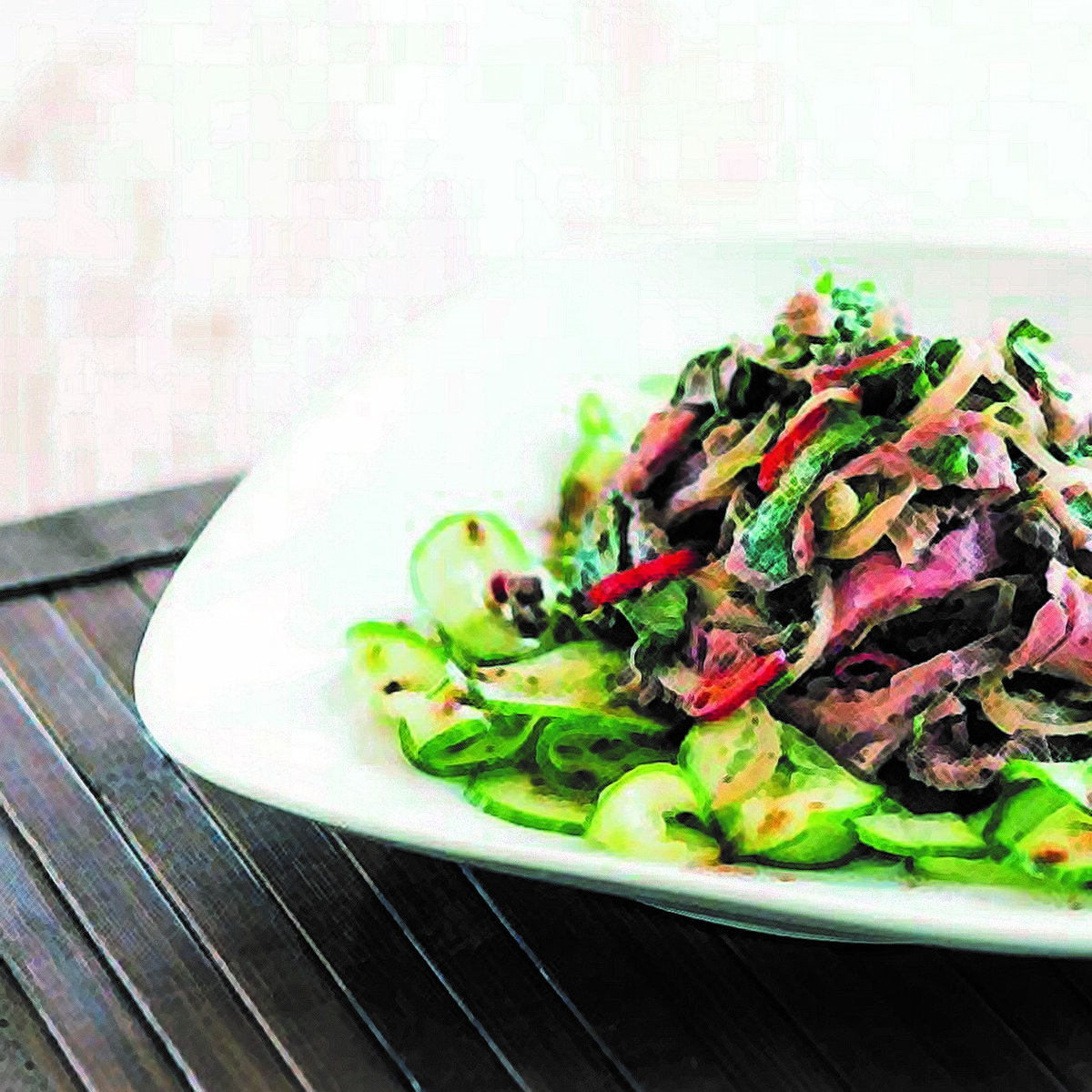 Художественное изображение готового блюда