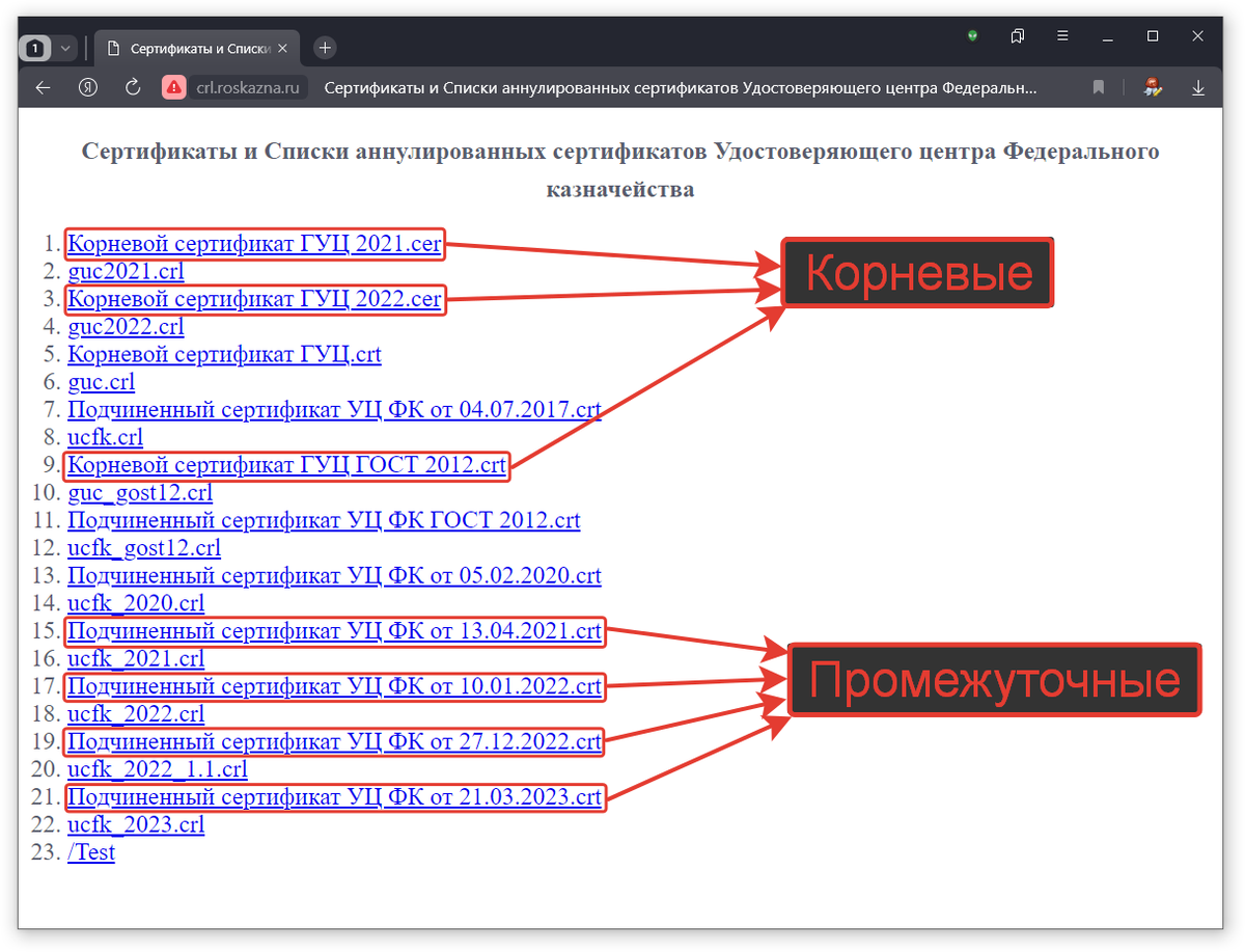 Сертификаты казначейства 2024