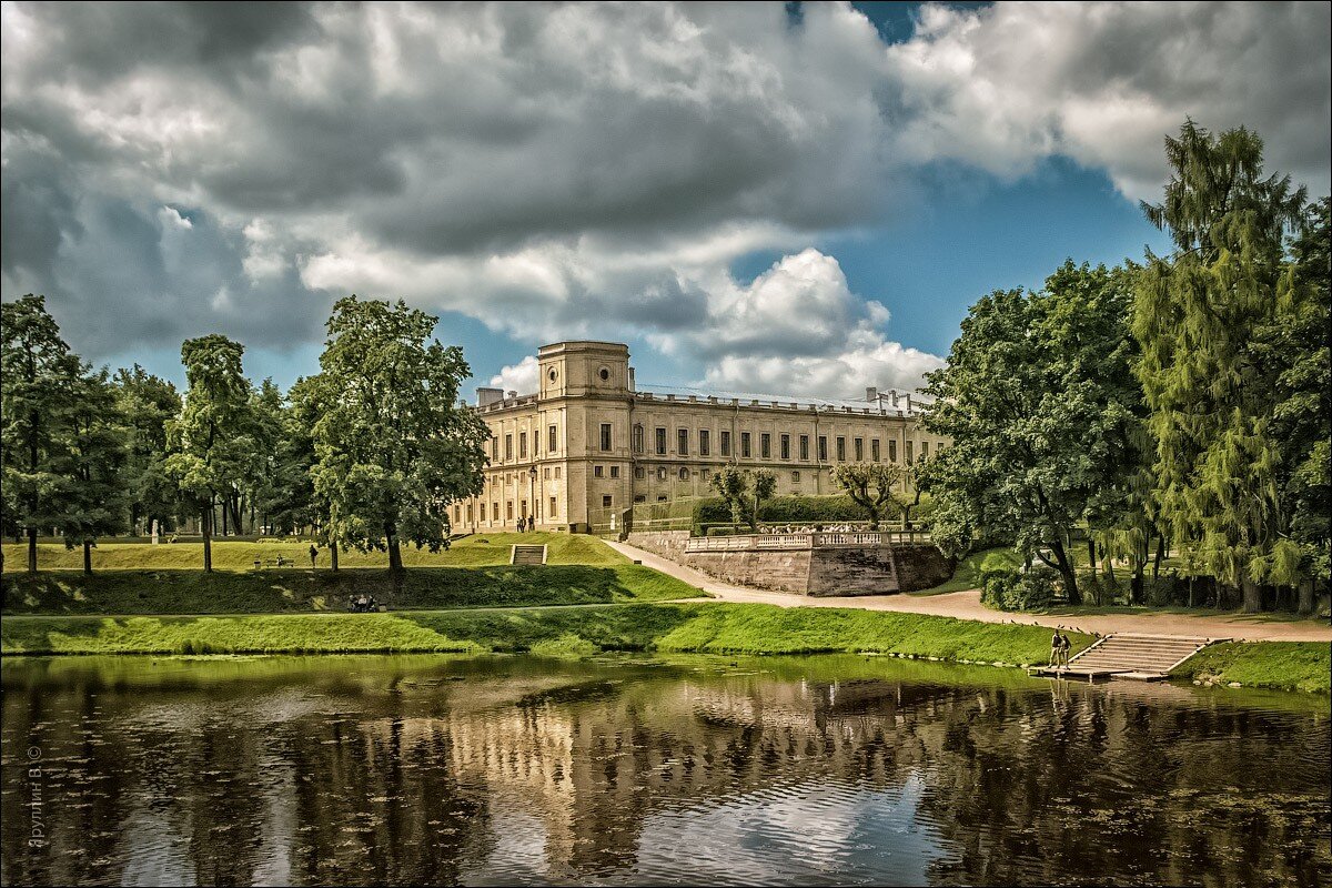 Фото дворца в гатчине