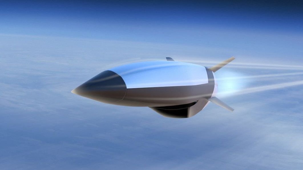 Возможный облик перспективной американской гиперзвуковой ракеты Hypersonic Attack (HACM), компьютерная графика. Изображение: Raytheon