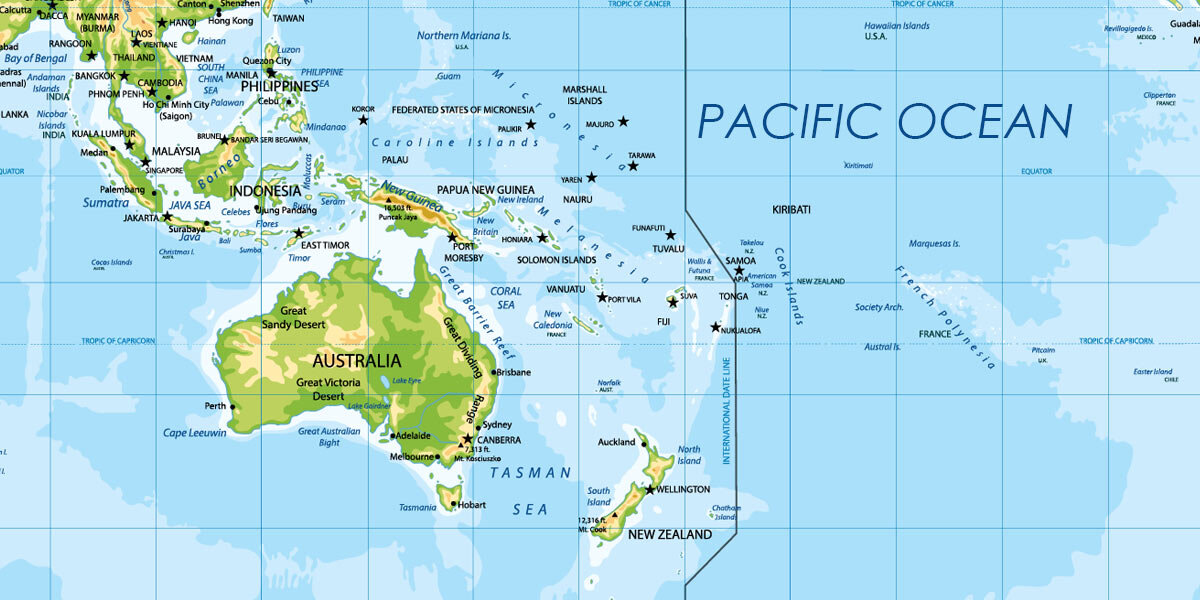 Группа островов в западной части тихого океана. Карта Австралии и новой Зеландии. Карта Австралии и Индонезии. Острова Австралии на карте.
