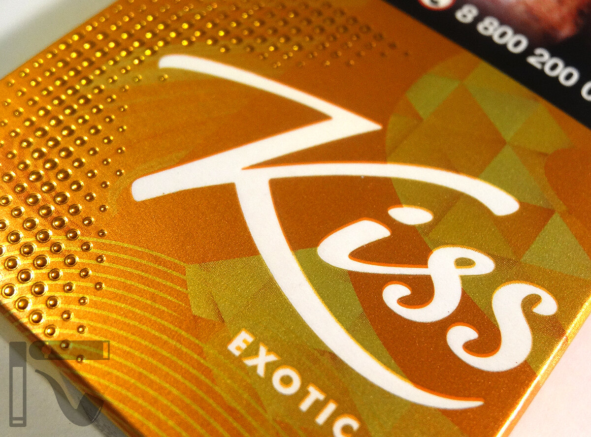 Сигареты Kiss Exotic. Фото: © канал "Уголок Курильщика"