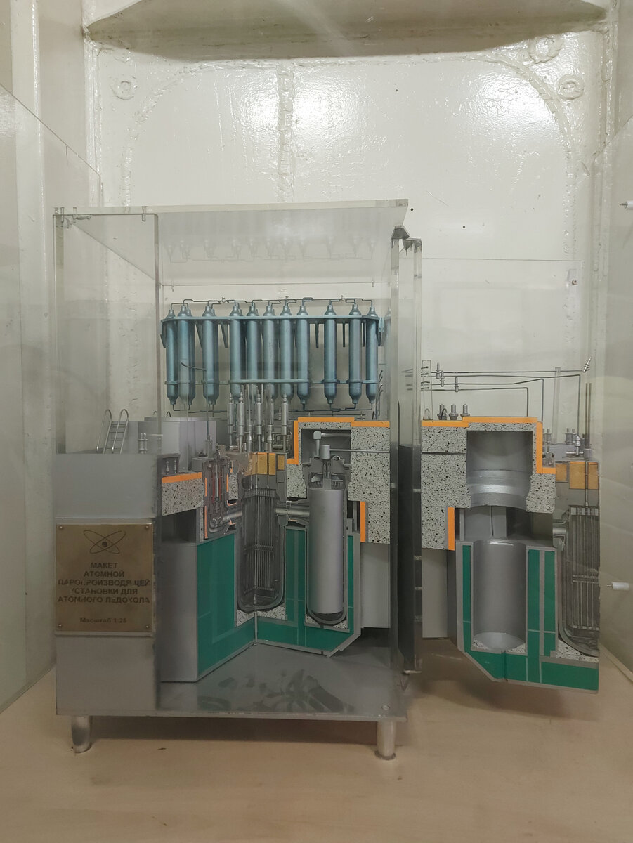 Макет атомной установки
