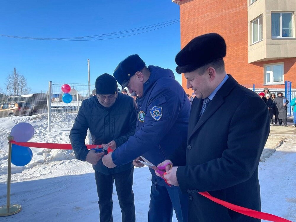    В Югре открыли здание новой пожарной части