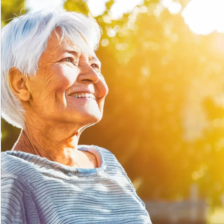 Бабушка счастлива