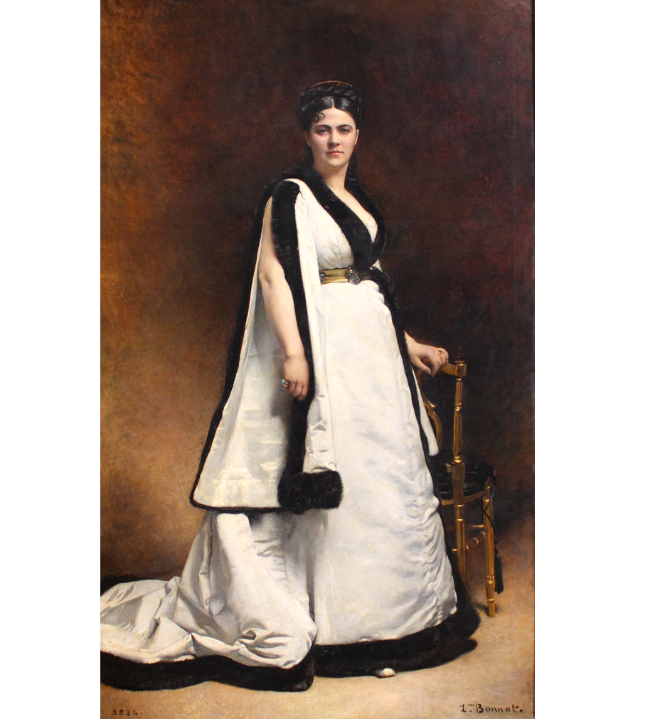 Тот самый "Портрет мадам Паска", Леон Бонна, 1874. (с) из коллекции музея Орсэ
